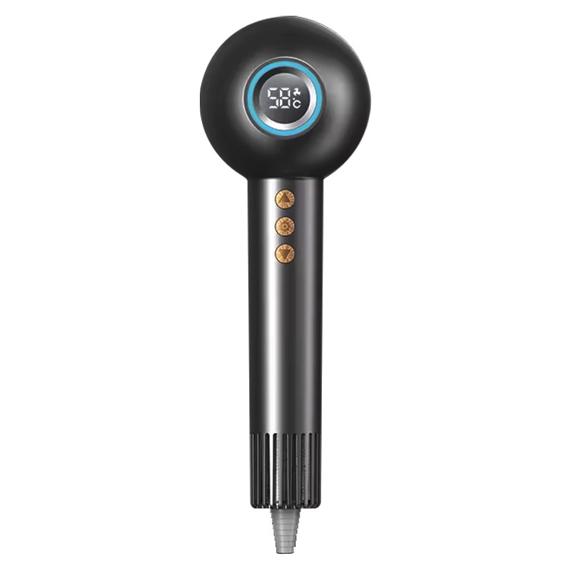 1600W 1800W 전문 헤어 드라이어 LCD 디스플레이 고속 브러시리스 모터 스테프리스 조절 온도