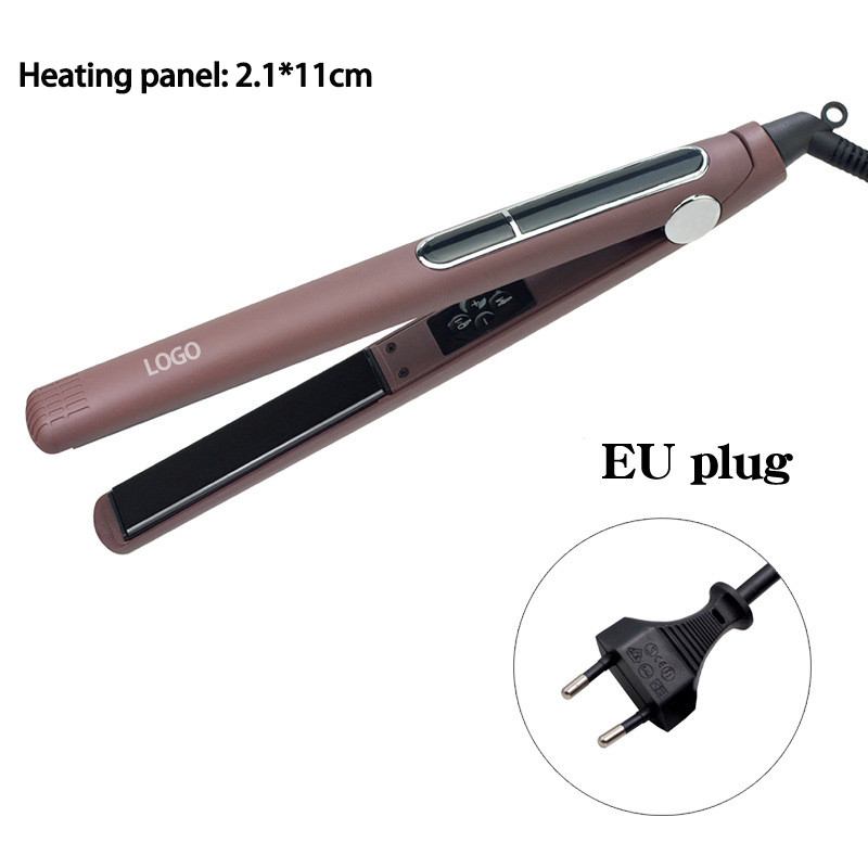 45W/60W MCH 빠른 난방 기술 2 in 1 헤어 라이트너 LCD 디스플레이 평면 철