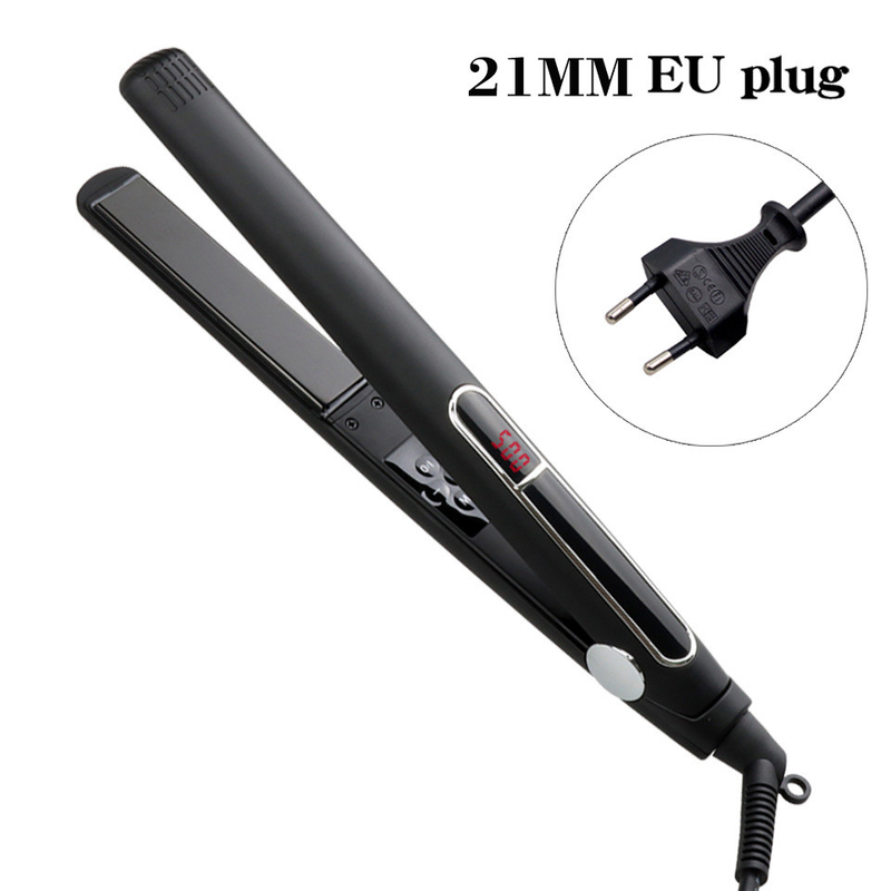 65W MCH 2 in 1 헤어 라이트너 LCD 디스플레이 평평 철 다기능 헤어 컬러 3 사이즈 패널