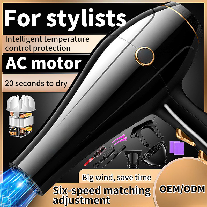 2400W 고속 130000 Rpm 빠른 건조 헤어 드라이어 홈 호텔 야외 여행