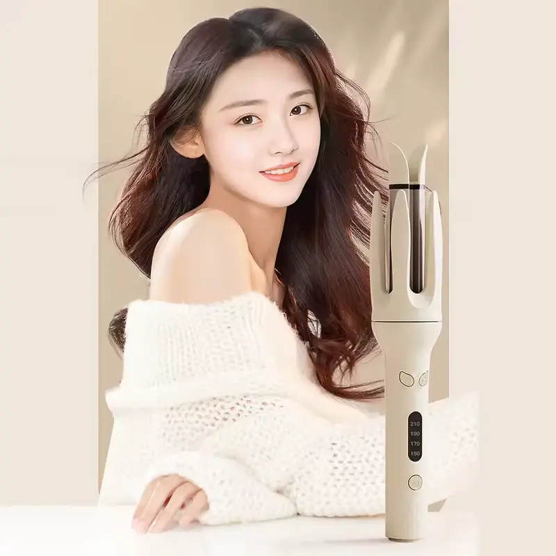 30W 헤어 컬러 철 자동 헤어 컬링 회전 28mm LCD 화면 다 온도 설정