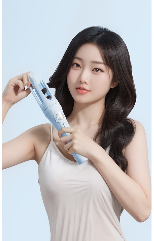 휴대용 빠른 난방 오래 지속 할 수 있는 컬 헤어 드라이어 스타일러 코드리스 컬링 철 티타늄 평면 철