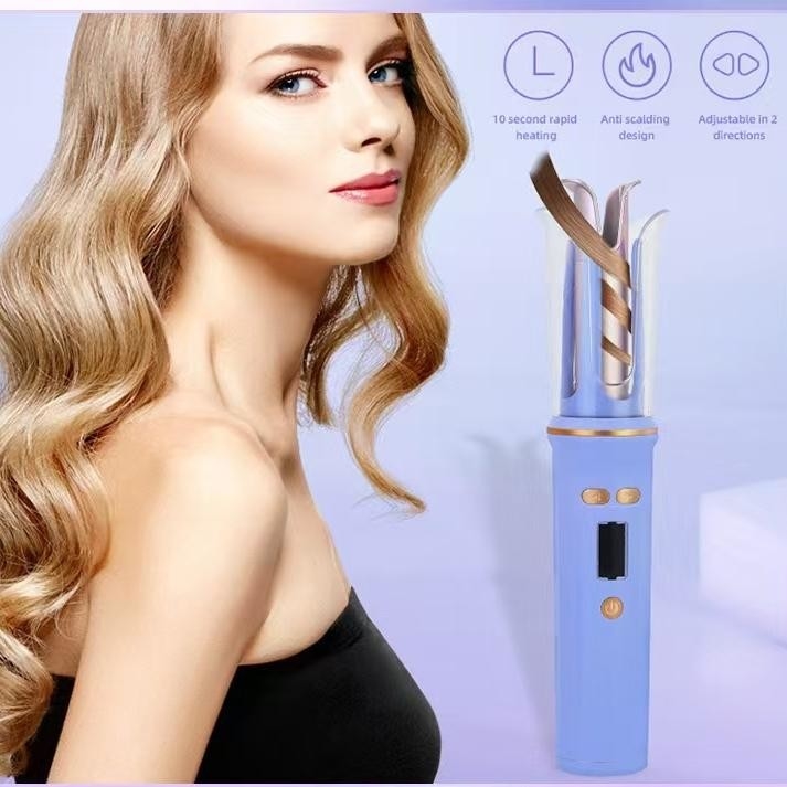 USB 재충전 가능한 휴대용 헤어 컬러 여행 무선 미니 헤어 철자 자동 컬러 LCD 디스플레이 온도