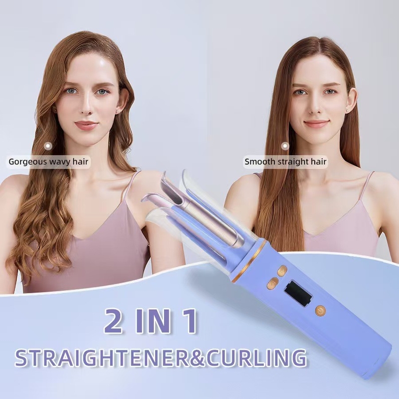 USB 재충전 가능한 휴대용 헤어 컬러 여행 무선 미니 헤어 철자 자동 컬러 LCD 디스플레이 온도