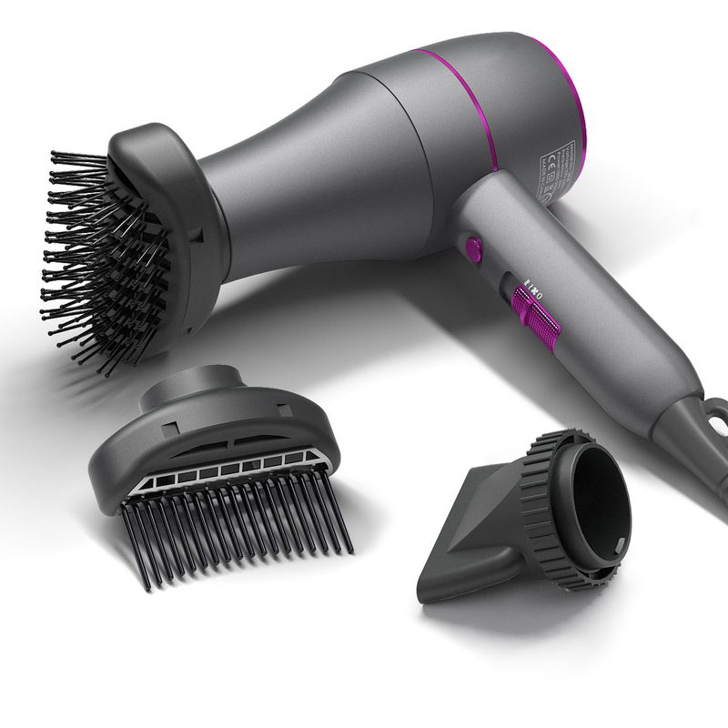 1800W AC 모터 헤어 드라이어 프로 샐러드 성능 2m 전원 코드로 Frizz 없이 빠른 건조