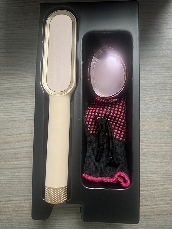45W 헤어 라이트너 빗방울 항 화염 헤어 브러쉬 음이온 스타일링 빗방울 빠른 난방 5 조절 가능한 온도 수준