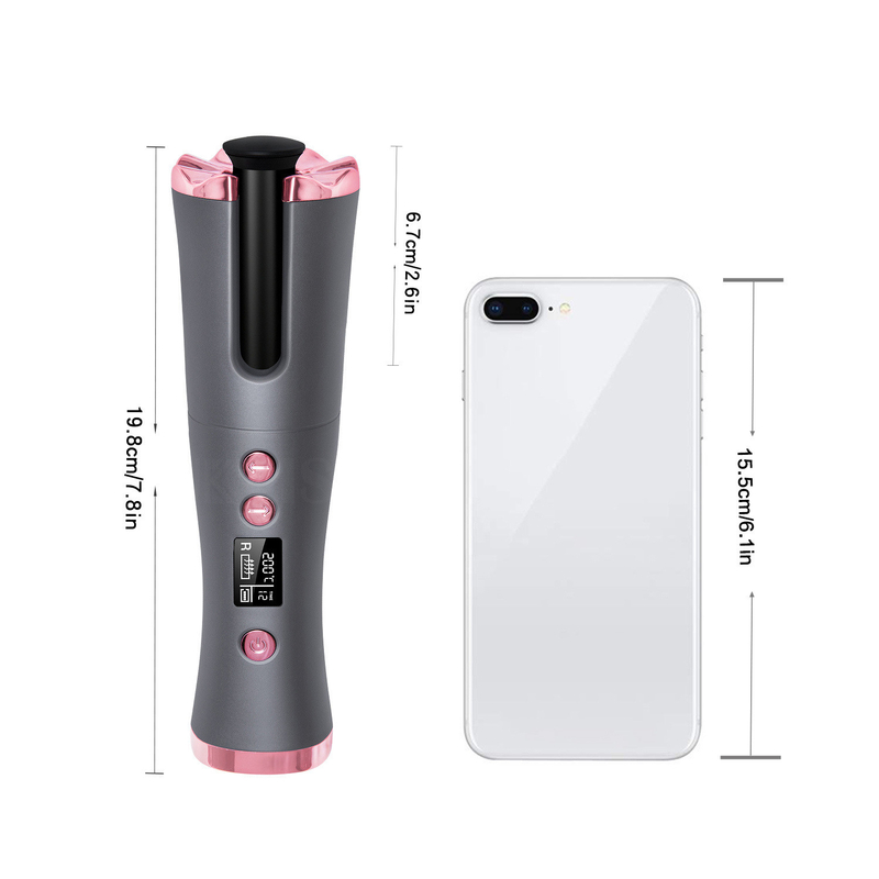 미니 휴대용 커링 철 USB 충전 무선 디자인 여행 및 가정용에 적합