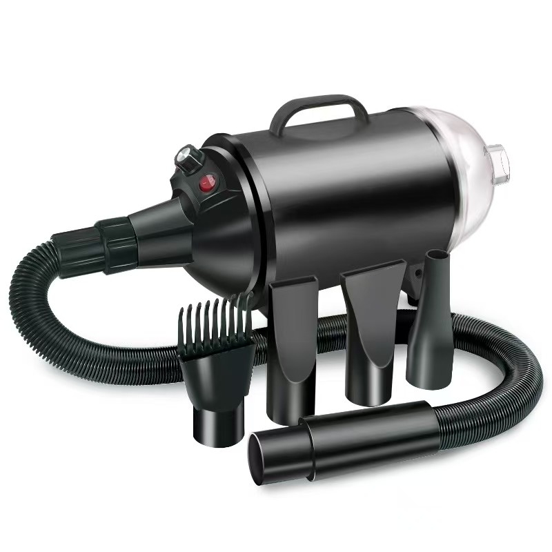 2 in 1 애완 동물 헤어 드라이어 진공 2100W Stepless 바람 속도 수준으로 애완 동물 정비 장비