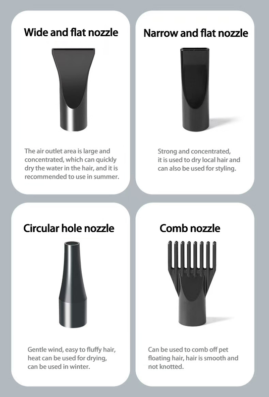 빠른 건조 애완 동물 헤어 드라이어 4인 1 전문 조용한 blow dryer 개 고양이 가벼운 휴대용