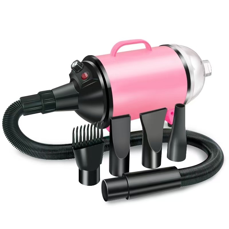 전문 애완용 헤어 드라이어 4인 1 조용한 blow dryer 개와 고양이를위한 빠른 건조 가벼운 가정용